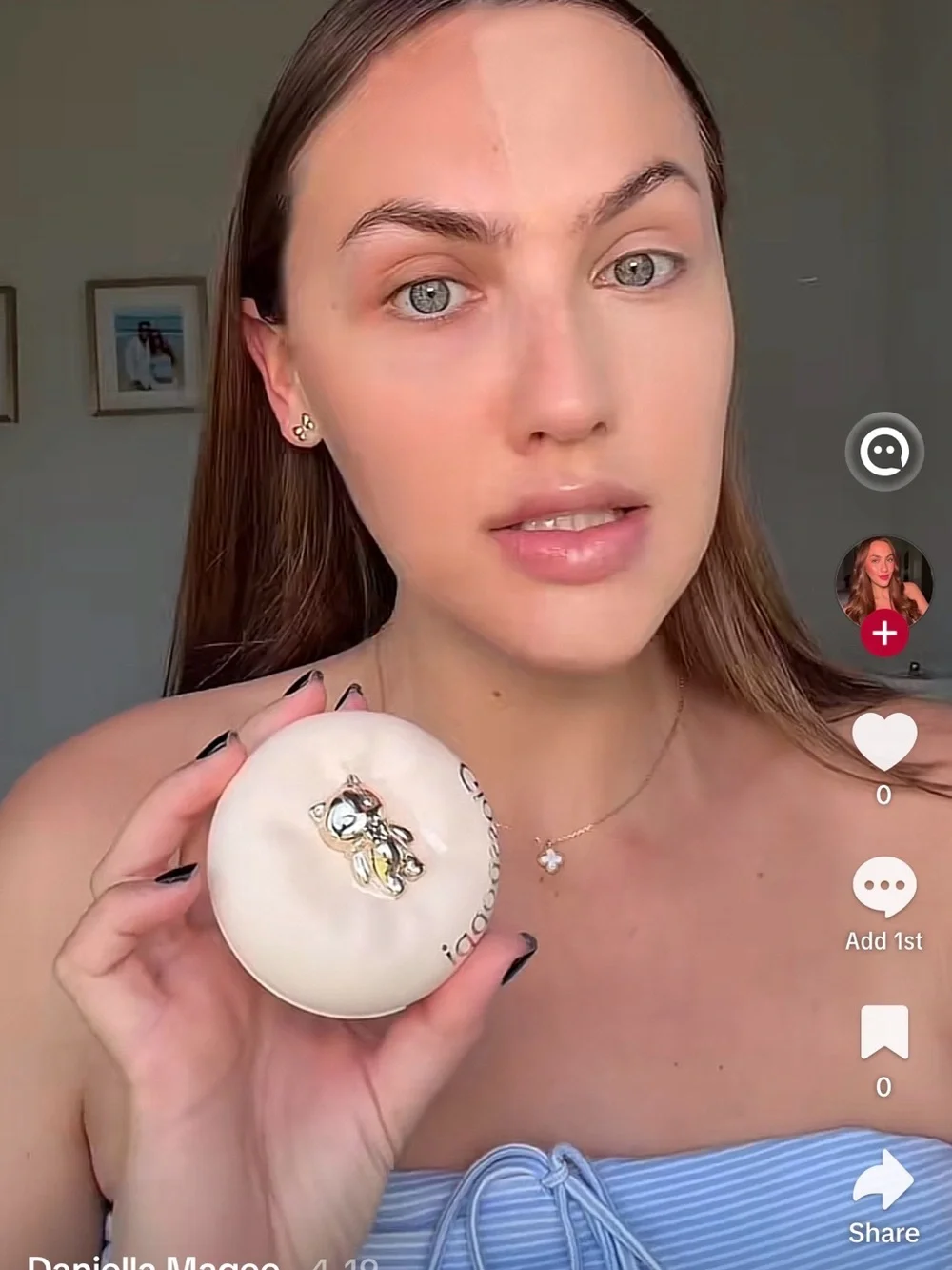 Glosspoppi pore blurring perfect cover blurring foundation (as seen on socials)